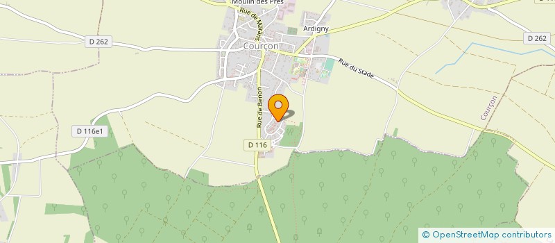 localisation de l'entreprise MG CARRELAGE  COURCON