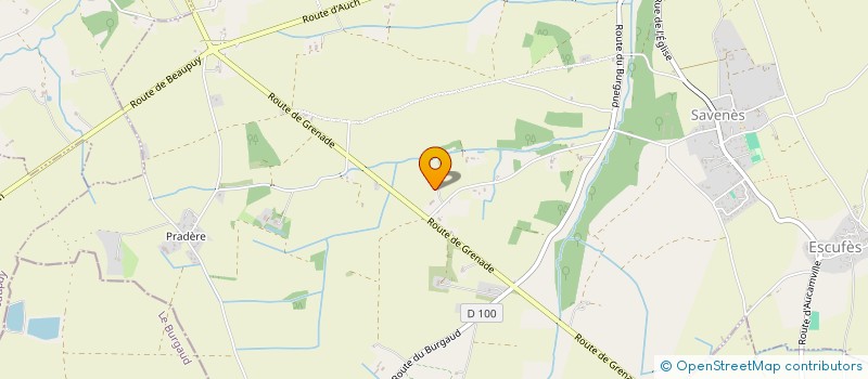 localisation de l'entreprise MG CARRELAGES  SAVENES