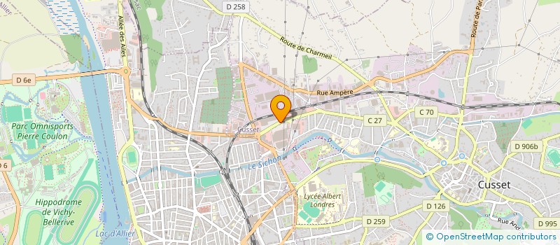 localisation de l'entreprise MG CELESTINE à CUSSET