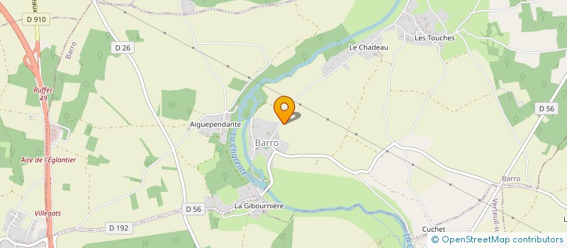 localisation de l'entreprise MG CHARPENTE COUVERTURE à MANSLE-LES-FONTAINES