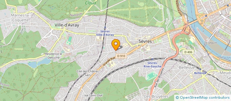 localisation de l'entreprise MG CHEF CONSEILS à SEVRES