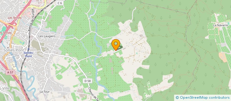 localisation de l'entreprise MG CLEAN 83  SOLLIES-PONT