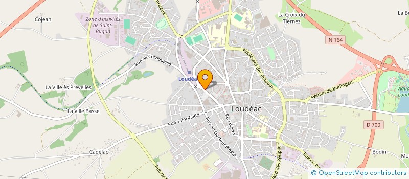 localisation de l'entreprise MG COIFF à LOUDEAC