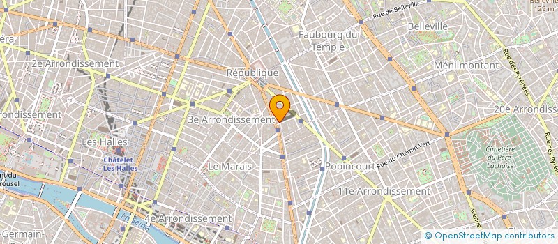 localisation de l'entreprise MG CONCEPT à PARIS