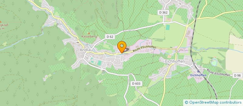 localisation de l'entreprise MG CONCEPT BOIS  ANDLAU