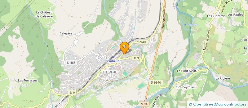 localisation de l'entreprise MG CONCEPT INGENIERIE à EMBRUN