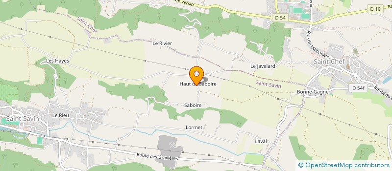 localisation de l'entreprise MG CONSEIL à SAINT-SAVIN