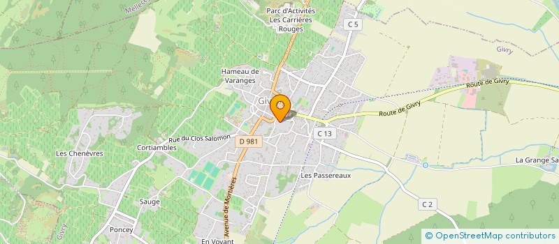 localisation de l'entreprise MG CONSEIL  GIVRY