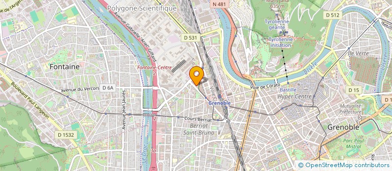 localisation de l'entreprise MG CONSEIL à GRENOBLE