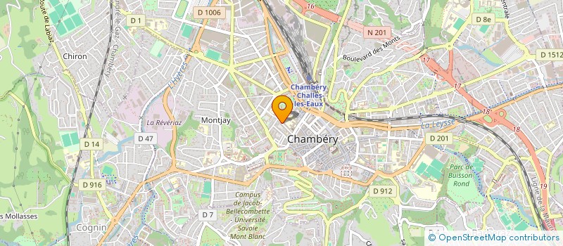 localisation de l'entreprise MG CONSEIL  CHAMBERY