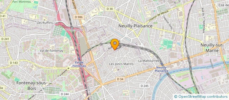 localisation de l'entreprise MG CONSEIL à NEUILLY-PLAISANCE
