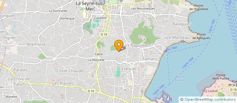 localisation de l'entreprise MG CONSEIL à LA SEYNE-SUR-MER