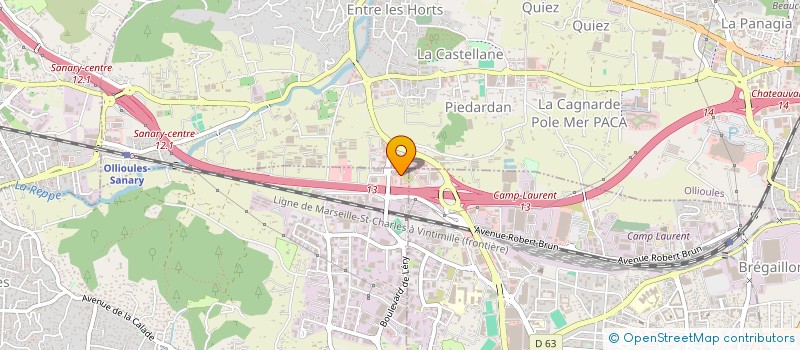 localisation de l'entreprise MG CONSEIL à SIX-FOURS-LES-PLAGES