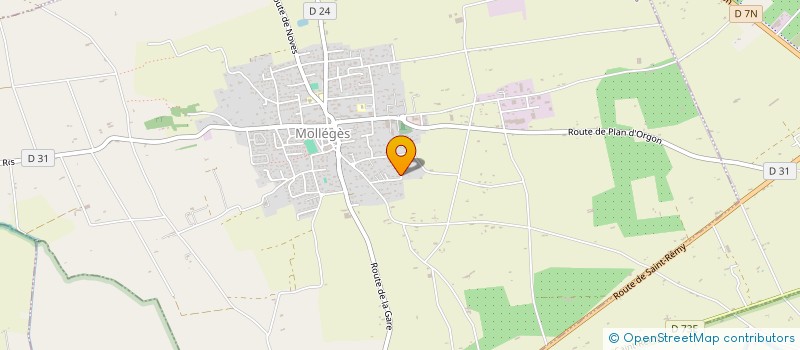 localisation de l'entreprise MG CONSEIL & DIAGNOSTIC à MOLLEGES