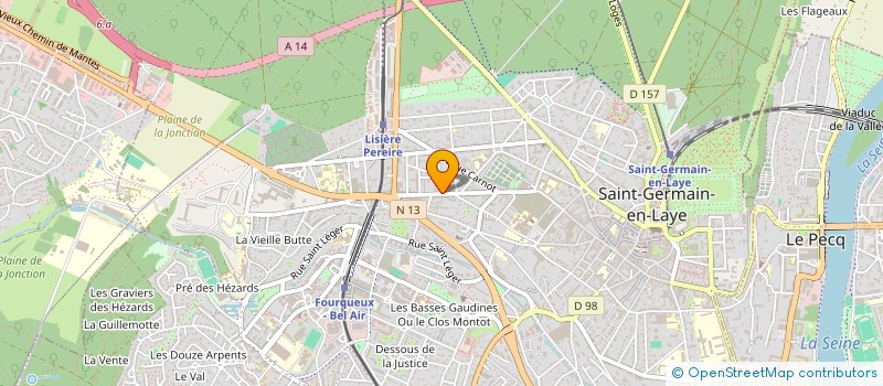 localisation de l'entreprise MG CONSEILS  SAINT-GERMAIN-EN-LAYE