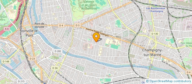 localisation de l'entreprise MG CONSEILS à CHAMPIGNY-SUR-MARNE