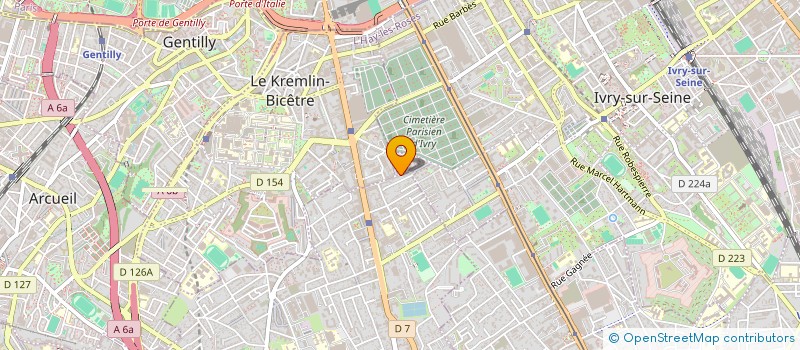 localisation de l'entreprise MG CONSEILS  VILLEJUIF