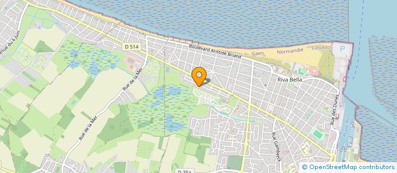 localisation de l'entreprise MG CONSEILS HABITAT  OUISTREHAM