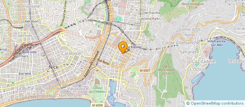 localisation de l'entreprise MG CONSOMMABLES à NICE