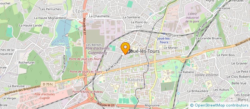 localisation de l'entreprise MG CONSTRUCTION  BALLAN-MIRE