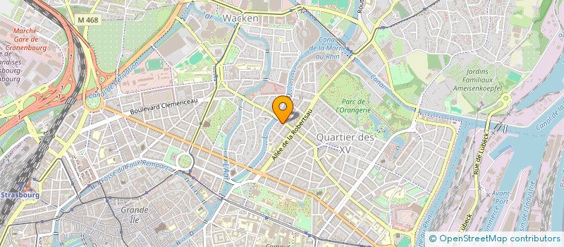 localisation de l'entreprise MG CONSULTING à STRASBOURG