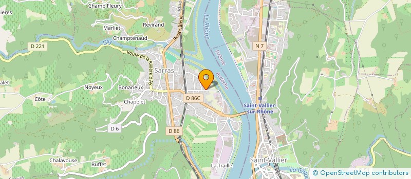 localisation de l'entreprise MG CONSULTING  SARRAS