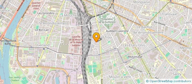 localisation de l'entreprise MG COORDINATION & CONSEIL à LYON