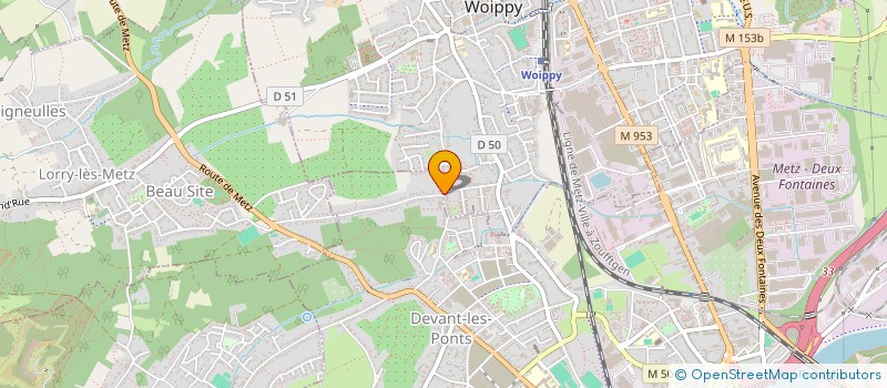 localisation de l'entreprise MG COUVERTURE  WOIPPY