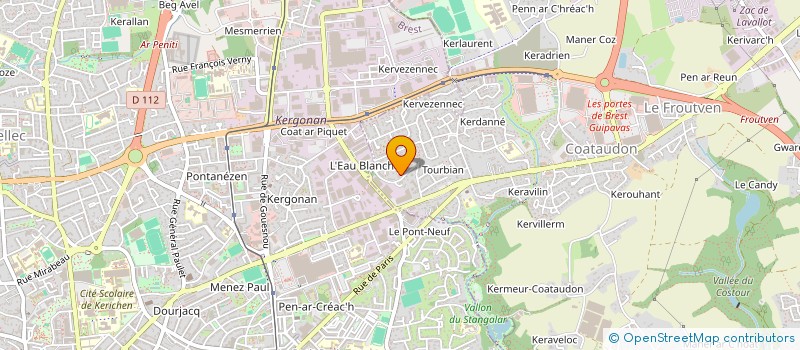 localisation de l'entreprise MG COZY LOC à BREST