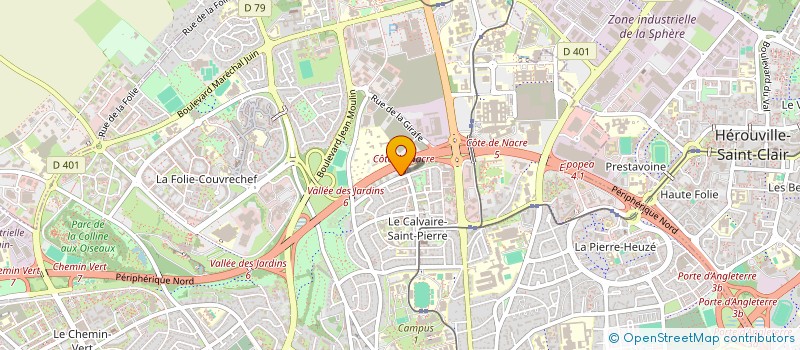localisation de l'entreprise MG CREATEUR à CAEN