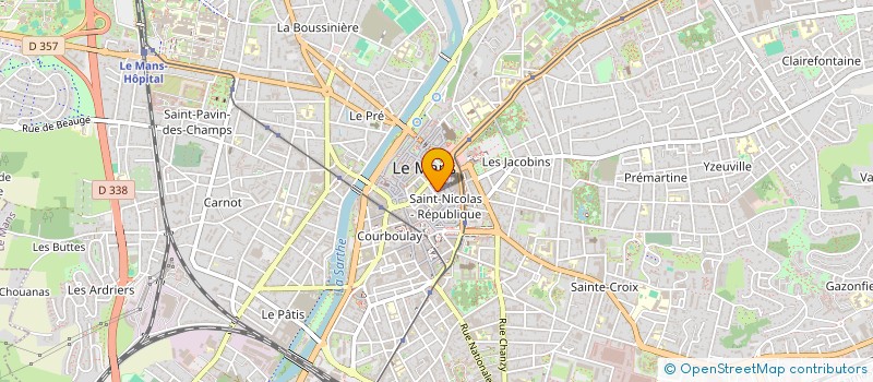 localisation de l'entreprise MG CREATION  LE MANS