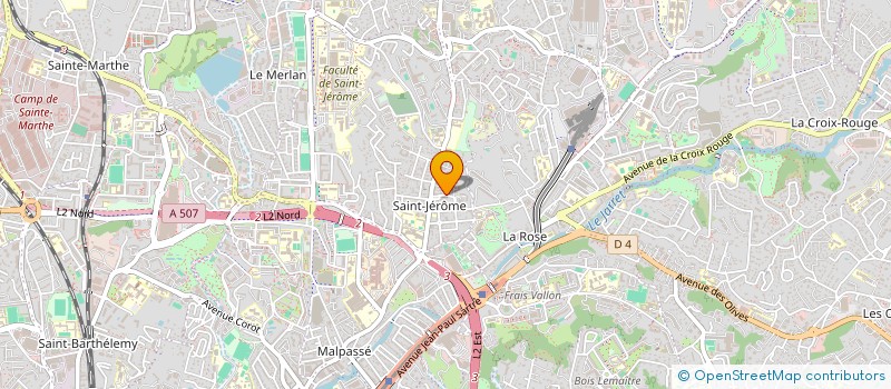 localisation de l'entreprise MG CREATION à MARSEILLE 13EME