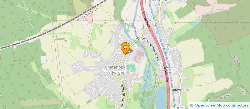 localisation de l'entreprise MG CREATION SARL à CHATENOIS-LES-FORGES