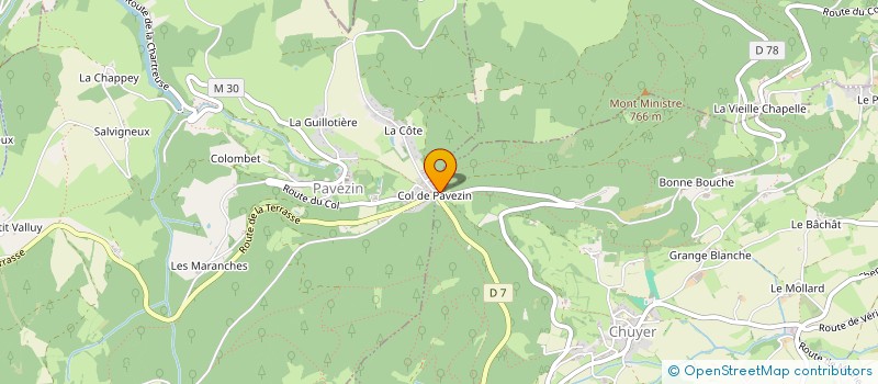 localisation de l'entreprise MG CREATIONS  CHUYER