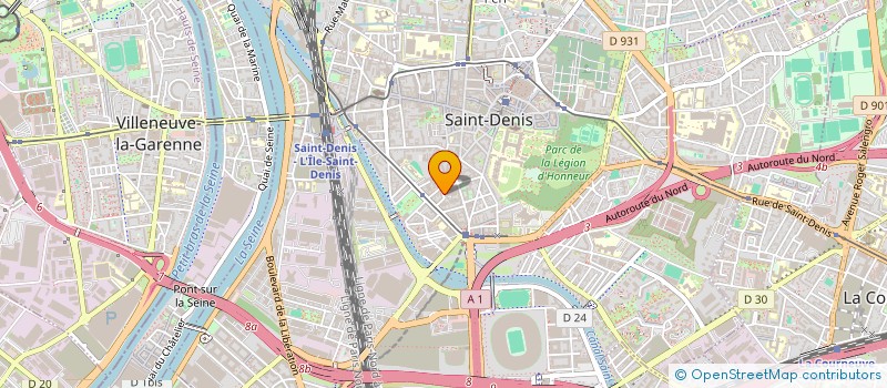 localisation de l'entreprise MG CREDITS IMMOBILIERS à SAINT-DENIS