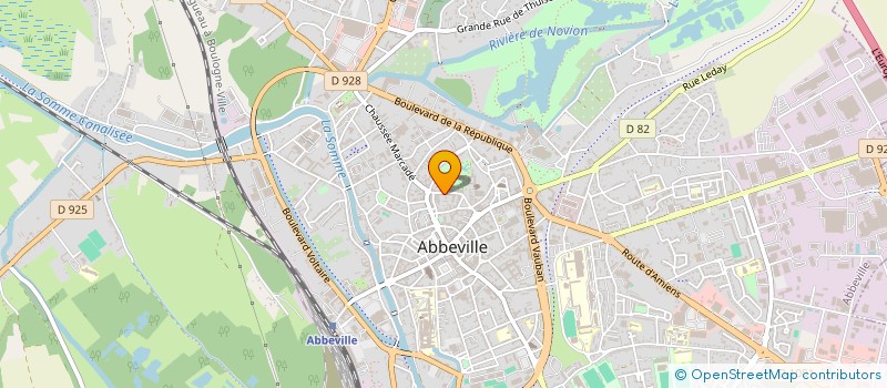 localisation de l'entreprise MG DA ROCHA à ABBEVILLE