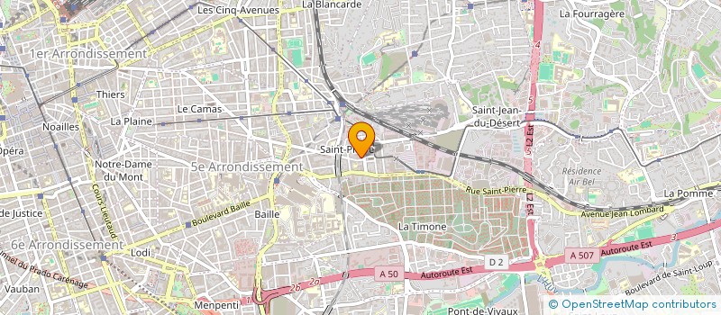localisation de l'entreprise MG DECO à MARSEILLE