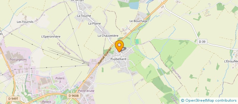 localisation de l'entreprise MG DECORS  CHANTONNAY