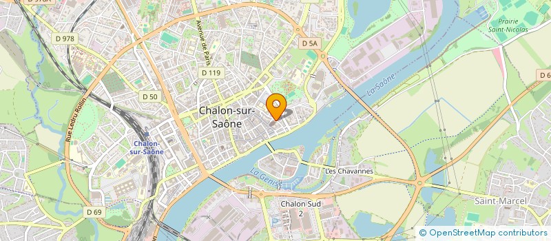 localisation de l'entreprise MG DEVELOPPEMENT à CHALON-SUR-SAONE
