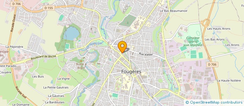 localisation de l'entreprise MG DEVELOPPEMENT à FOUGERES