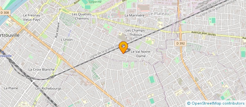 localisation de l'entreprise MG DIAGNOSTICS  SARTROUVILLE