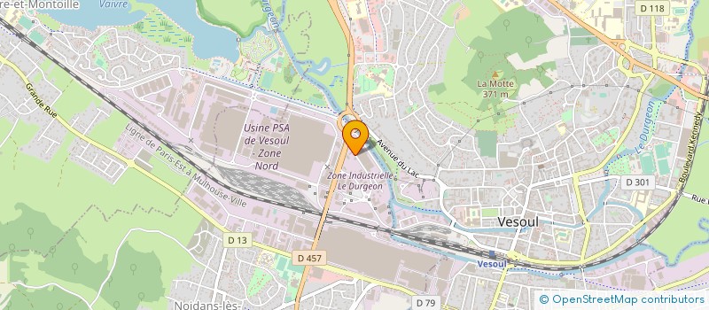 localisation de l'entreprise MG DIETETIQUE  PUSEY