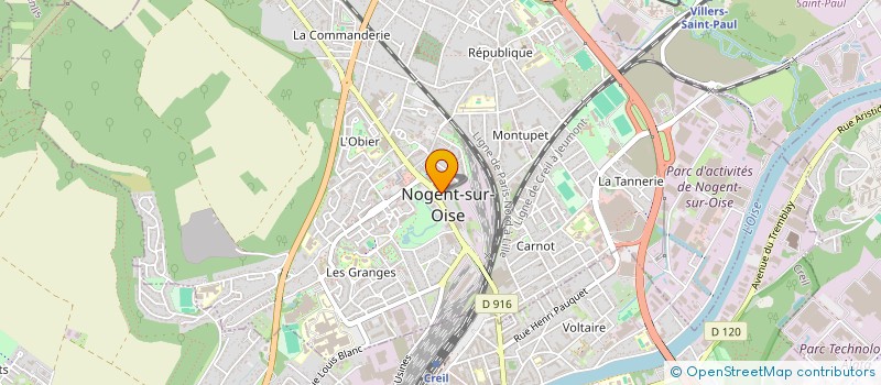 localisation de l'entreprise MG DRIVE  NOGENT-SUR-OISE