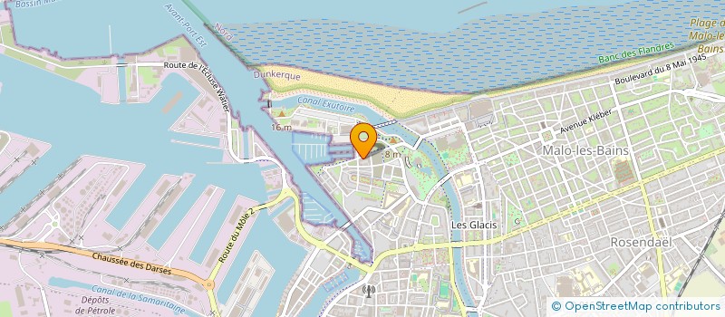 localisation de l'entreprise MG'ELEC à DUNKERQUE