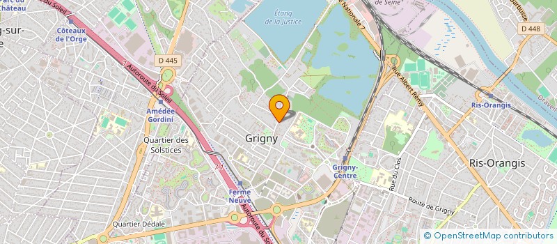 localisation de l'entreprise MG ELEC+ à GRIGNY