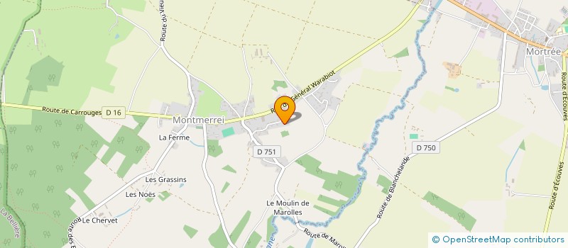 localisation de l'entreprise MG - EM à MONTMERREI