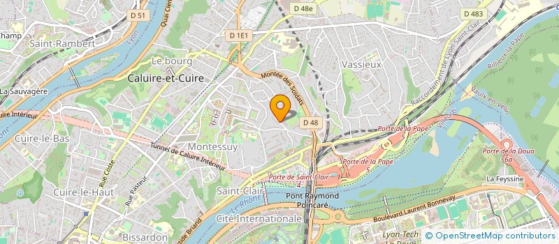 localisation de l'entreprise MG EMI à CALUIRE-ET-CUIRE