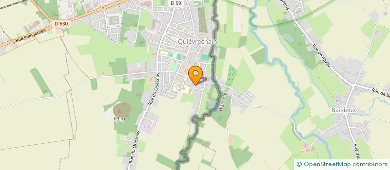 localisation de l'entreprise MG ENERGIE  QUIEVRECHAIN