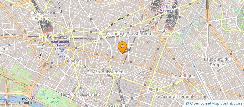 localisation de l'entreprise MG ET COMPAGNIE  PARIS