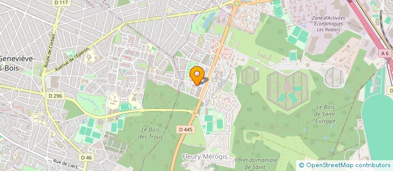 localisation de l'entreprise MG EVENTS  FLEURY-MEROGIS